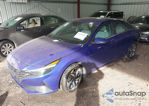 2023 Hyundai Elantra Hybrid Limited z USA, uszkodzony, nr VIN KMHLN4AJ0PU052319